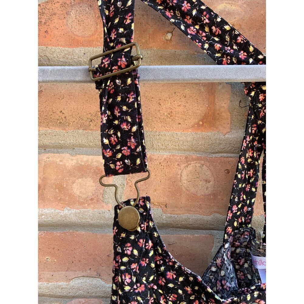 Pinafore Cottagecore Floral Y2K Jumper Dress Xhilaration Midi Dress Medium M - Picture 3 of 4